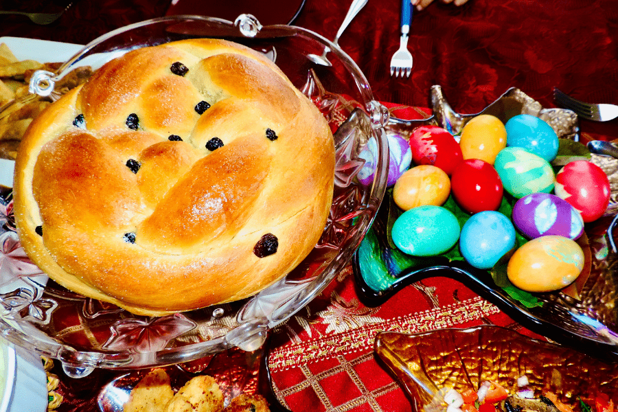Bulgarian easter bread Kozunak