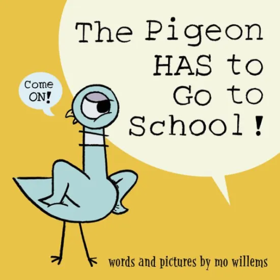 the pigeon has to go to school back to school books