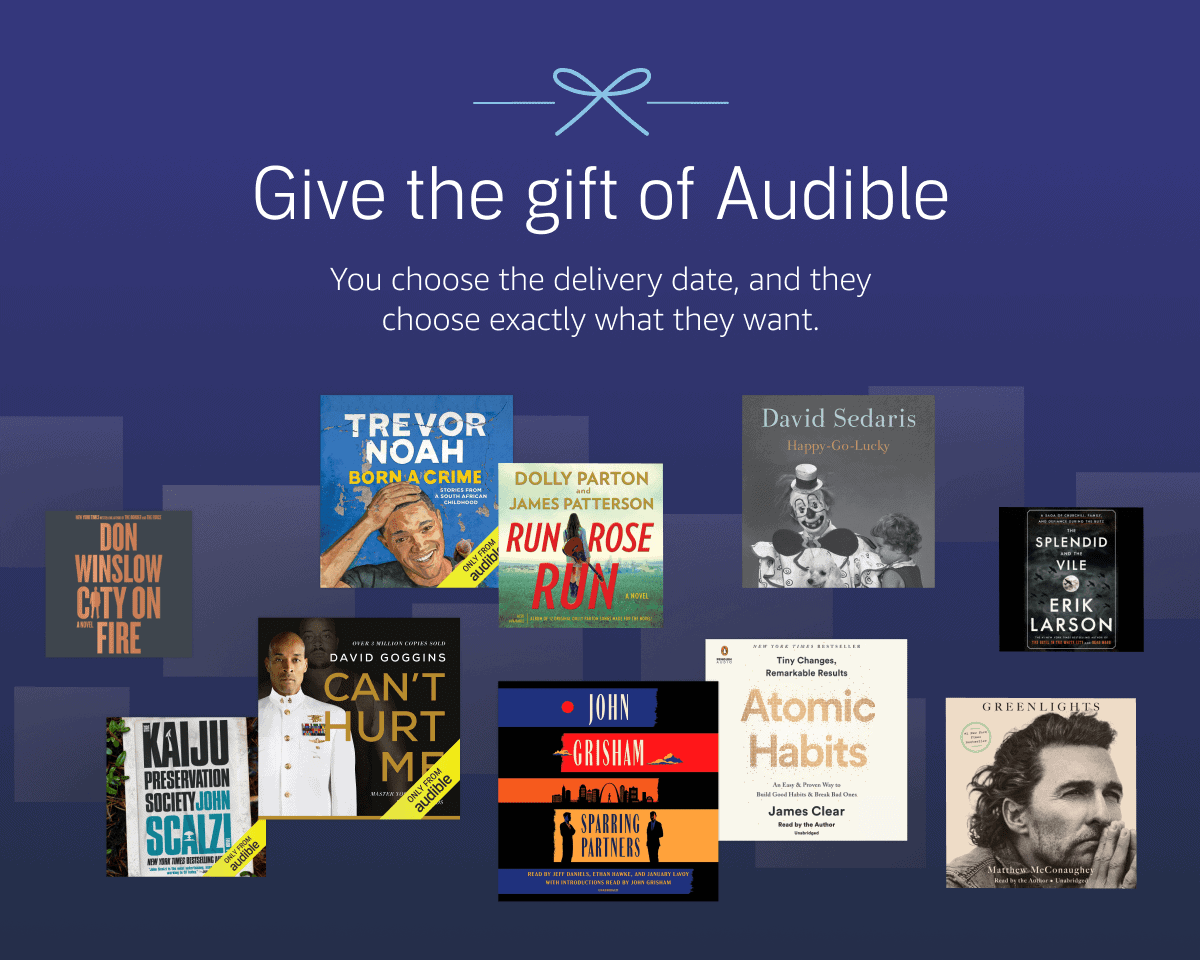 Audible bookworm gifts